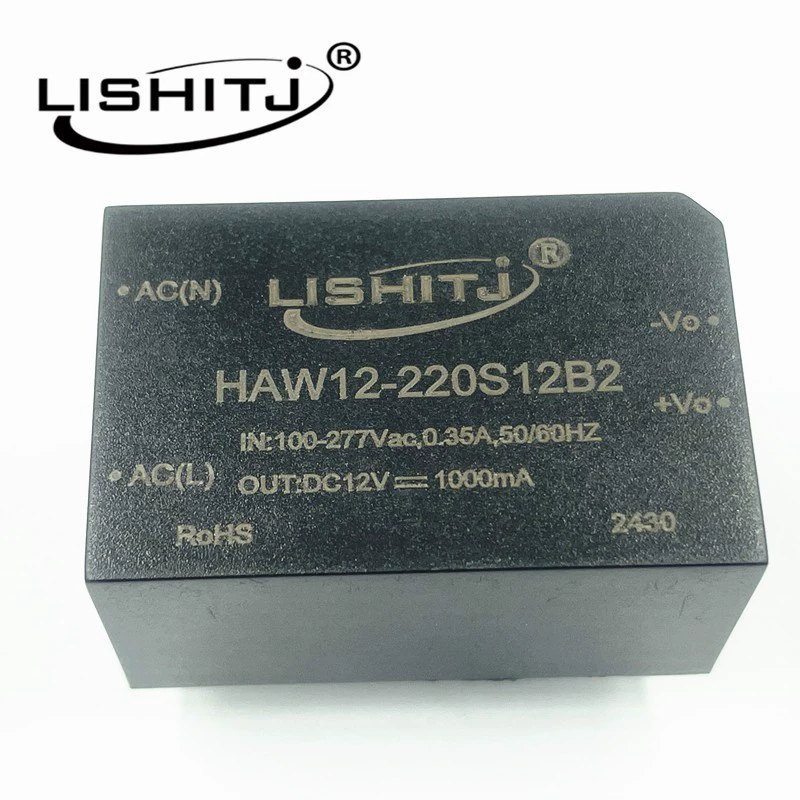 AC-DC изолированный модуль питания HAW12-220S12B2 вход 100-277V0.35A DC12V1000mA
