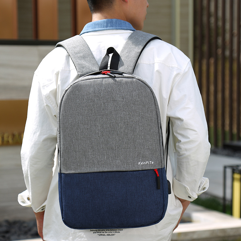Fábrica directa para el nuevo empalme de moda moda mochila de viaje hombre ocio al aire libre simple mochila de computadora