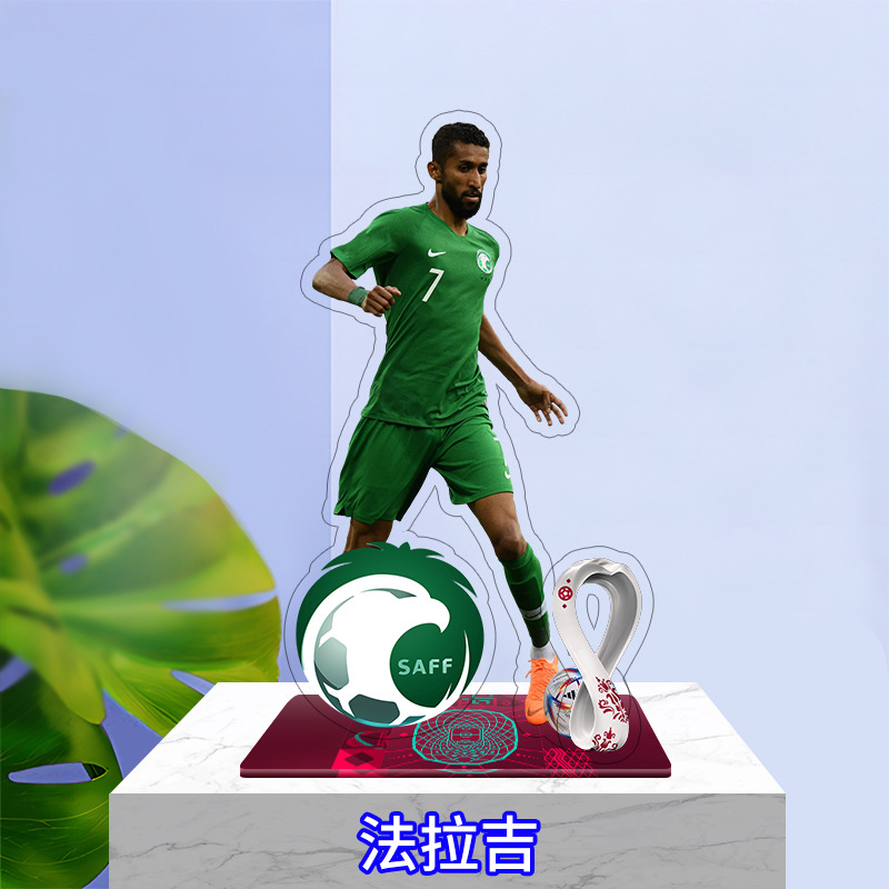 Figura Acrílica de Estrella de Fútbol de Acrílico, para Regalo de Cumpleaños