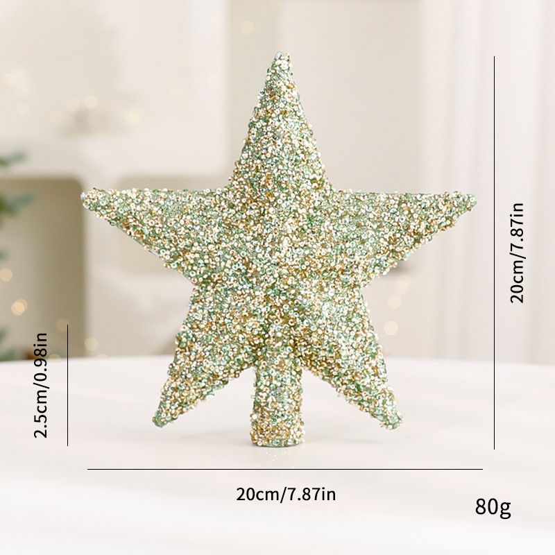 크림그린트리 톱스타(120cm 이상의 나무에 사용 가능)/단일 투명박스