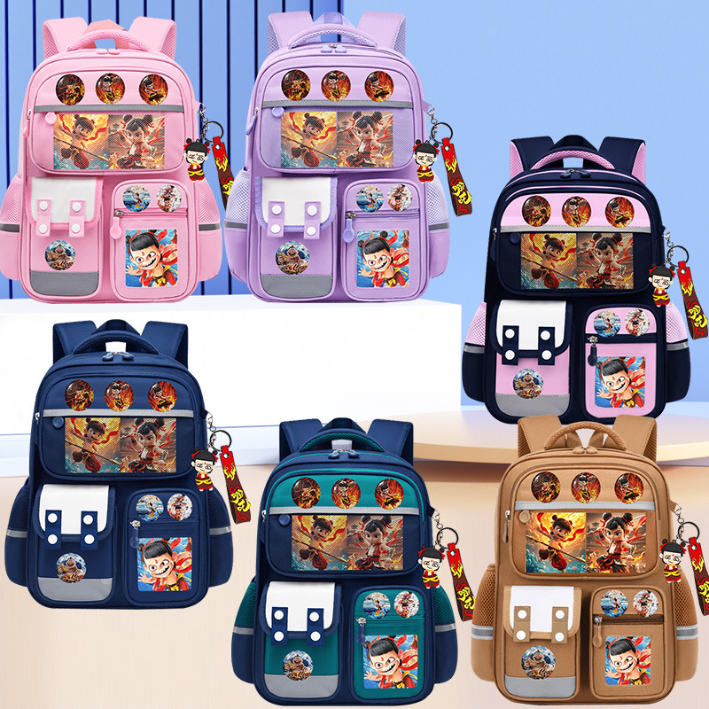 Nuevos niños, niñas y niños, mochila para estudiantes de primaria 1236 grados, mochila de gran capacidad para niños