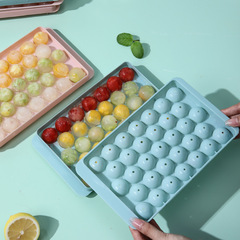 Ice tray quick freeze ice box household refrigerator ice ball with lid homemade spherical ice cube mold to make ice artifact