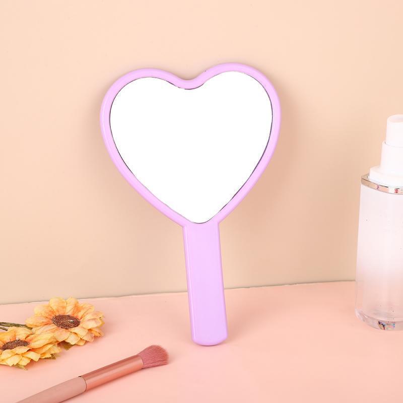 Espejo de Maquillaje de Mano Cuadrado para Regalo de Plástico y Vidrio Personalizable para Salón y Dormitorio