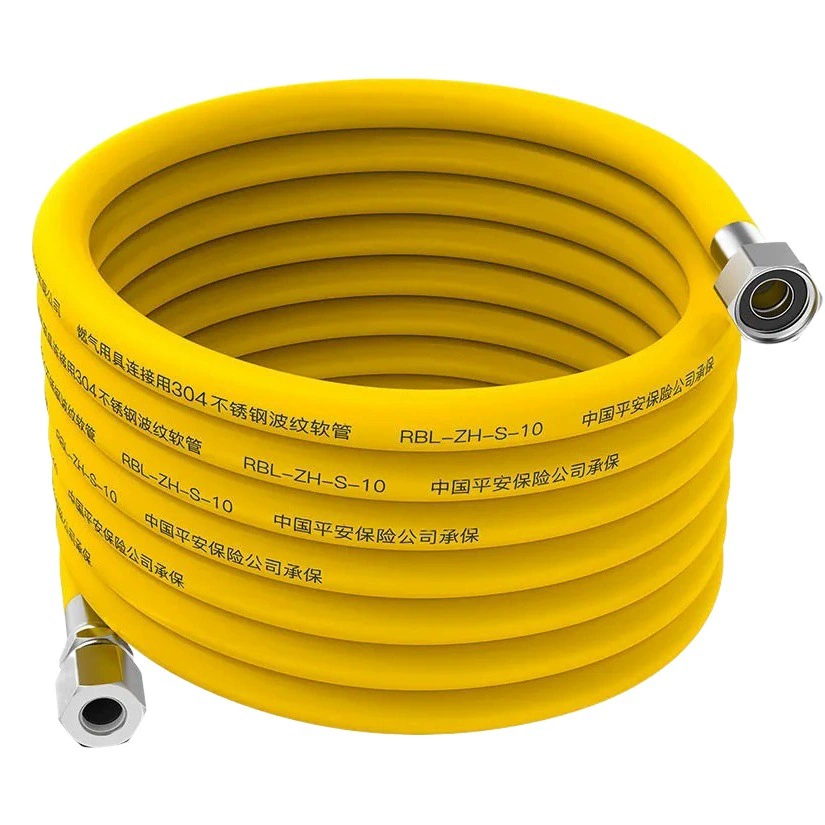 Взрывозащищенный сильфон газовой трубы 304 Бытовая труба для природного газа газовый шланг газовая плита Соединительная труба