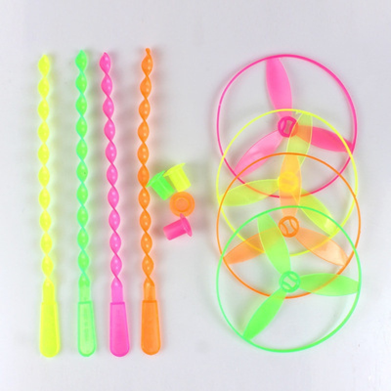 녹색 손으로 밀어 날아다니는 접시 - 혼합 색상