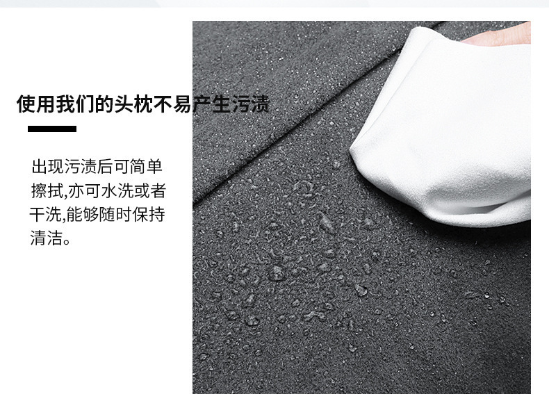 Car Headrest Suitable for Mercedes-Benz Maybach S-Class Neck Pillow Perforated Suede Leather Lumbar Support Car Rear Cushion Breathable