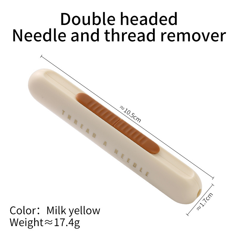 Dispositivo de enhebrado dos en uno, separador de cables, enhebrador de puntada portátil para el hogar, separador de puntada de doble cabezal de doble propósito