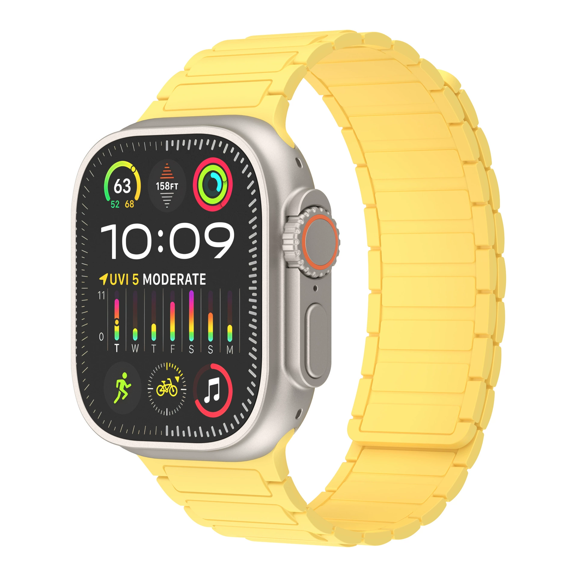 Звань Жингьи ремешок Apple watch совместимый с Apple Watch1~9 поколение магнитный ремешок силиконовый магнитный ремешок