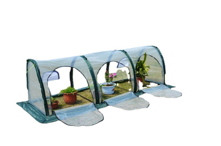 3米便携式家用隧道暖房可移动迷你大棚透气型温室植物防寒保温罩