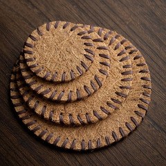 手工茶墊加厚棕墊棕麻棕杯墊紫砂壺承墊茶杯托編織隔熱茶道零配件