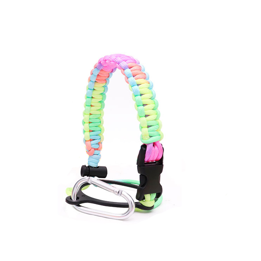 Amazon hidro frasco taza de cuerda taza de agua cuerda de transporte hervidor de agua correa portátil Boca Grande espacio olla cuerda portátil