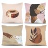 Light extravagance ins Wind Pillowcase Morandi girl life Camping automobile Lumbar pillow sofa Pillow Bedside Cushion