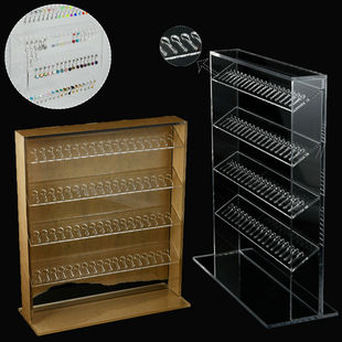 Cross-border new transparent acrylic jewelry display board belly button nail tongue nail and other multi-purpose display rack