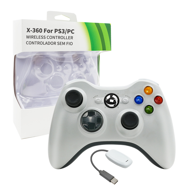 Venta caliente transfronteriza PARA XBOX360 2,4g neutral GamePad inalámbrico con receptor de una sola pieza de entrega