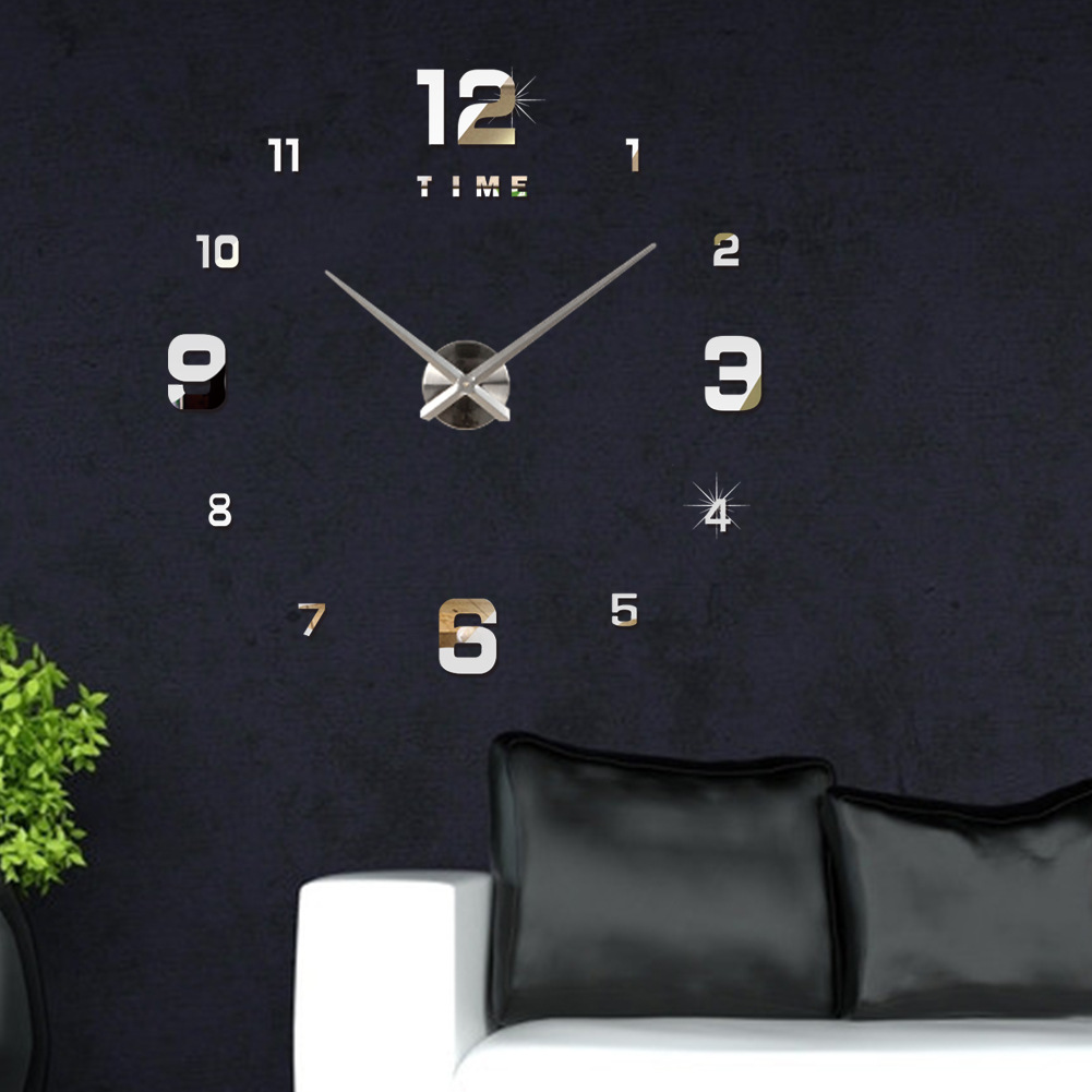 Venta caliente Super gran tamaño creativo DIY Reloj de pared sala de estar moderna personalidad arte Reloj de pared