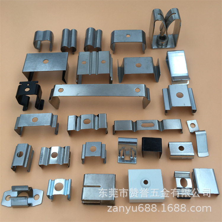 五金冲压弹片不锈钢弹性防脱落卡扣倒扣电池弹片铜导电性贴片