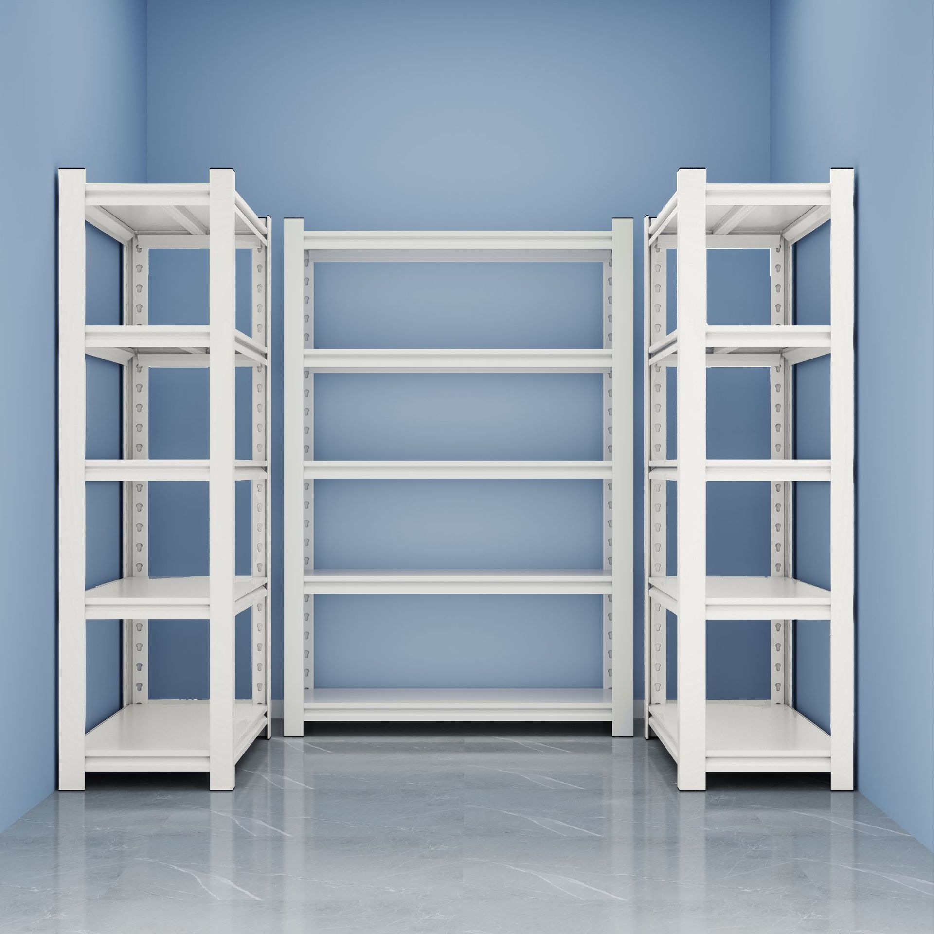 Storage household shelf rack multi-layer standing warehouse balcony metal storage rack thick supermarket storage rack