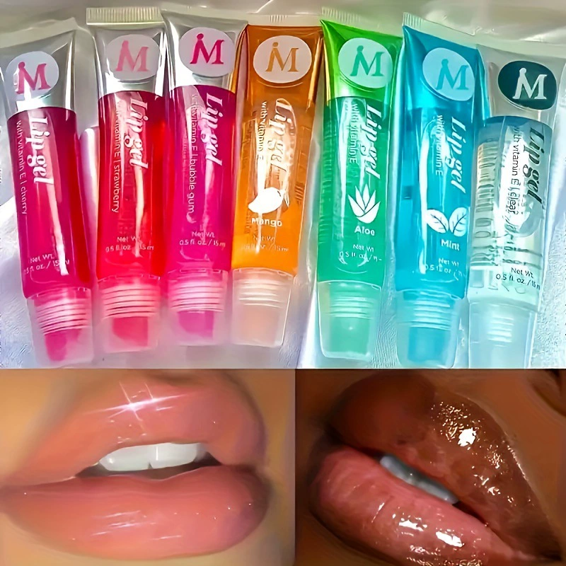 Transparent Moisturizing Lip Gloss, 18 ml, Fruit Flavor — Primer & Subtle Highlighter