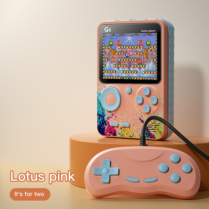 Consola de Juegos Portátil Retro G5 500 en 1 con Salida AV para Niños image 12