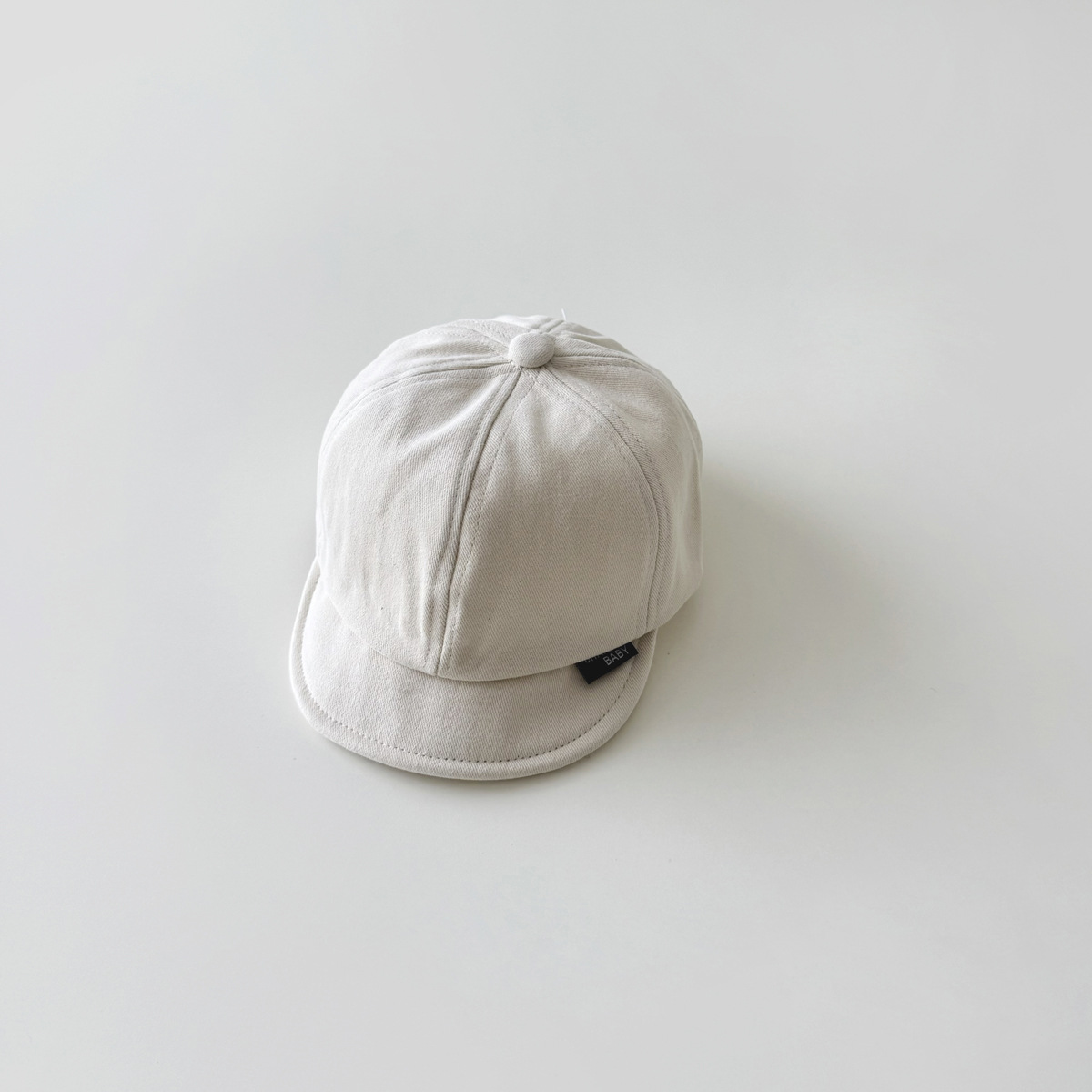 Unisex Baby hat Spring and autumn ins simple soft eaves thin baby cap children's baseball cap_voghion.com