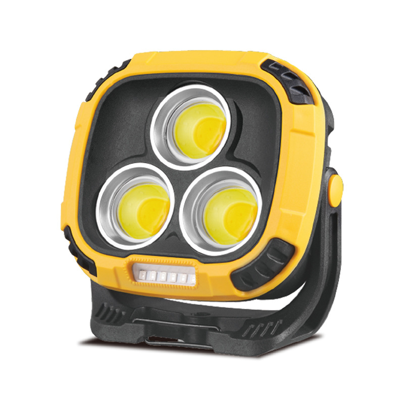 Nuevo al aire libre multi-función de iluminación transfronteriza Venta caliente camping luz recargable iluminación camping máquina reparación fuerte luz de trabajo magnético