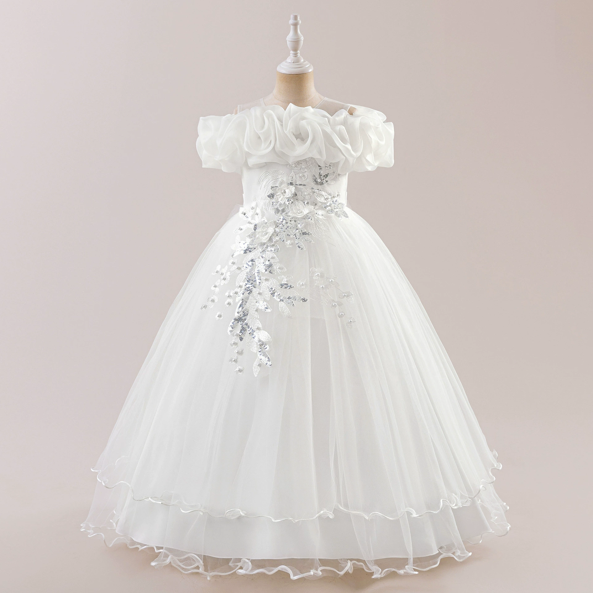 Платье, костюм маленькой принцессы, цветной костюм для фортепианного выступления, новая коллекция