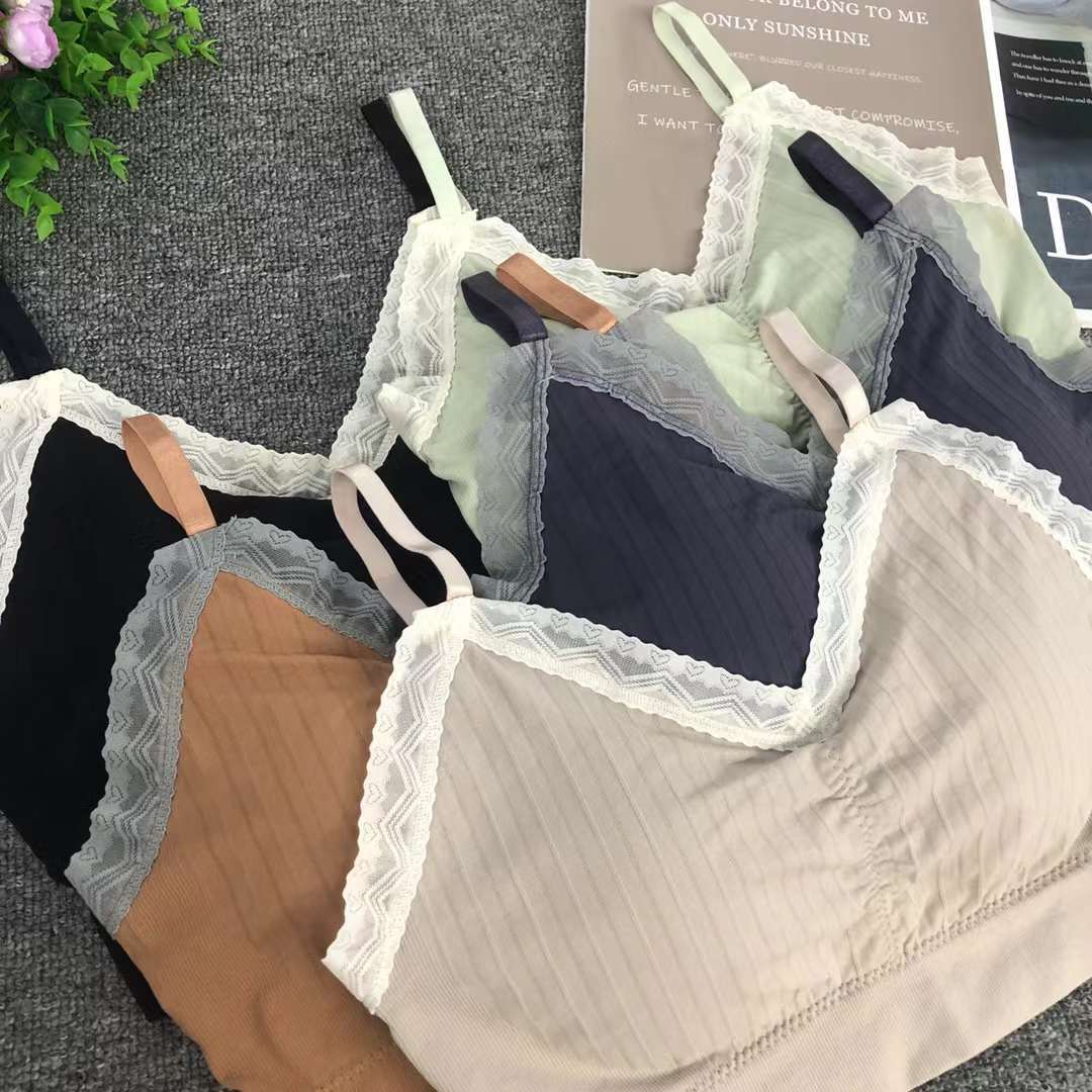 Nueva taza fija sin marcas de alta calidad chaleco de dama sin anillo de acero bra de yoga ropa interior deportiva mujer al por mayor