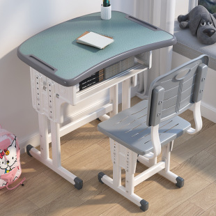 Student Desks and Chairs, Children's Study Tables, Simple Writing Tables, School Training Classes, Junior High School and Primary School Student Desk Sets