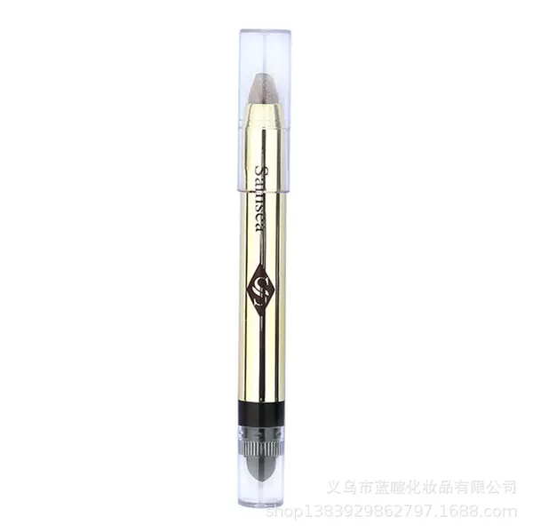Samsea Shengxi eye shadow pen high-gloss trembles explosions lying silkworm pen double-headed eye shadow stick pearlescent bright fine flash waterproof