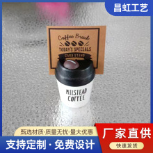 定制照片夹名片夹便签夹子桌面标签夹咖啡杯木质留言夹桌面摆件