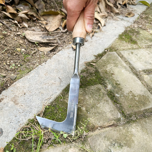 Weeding knife artifact uprooting weeding tool garden rake manganese steel small hand-held loose soil digging wild vegetables