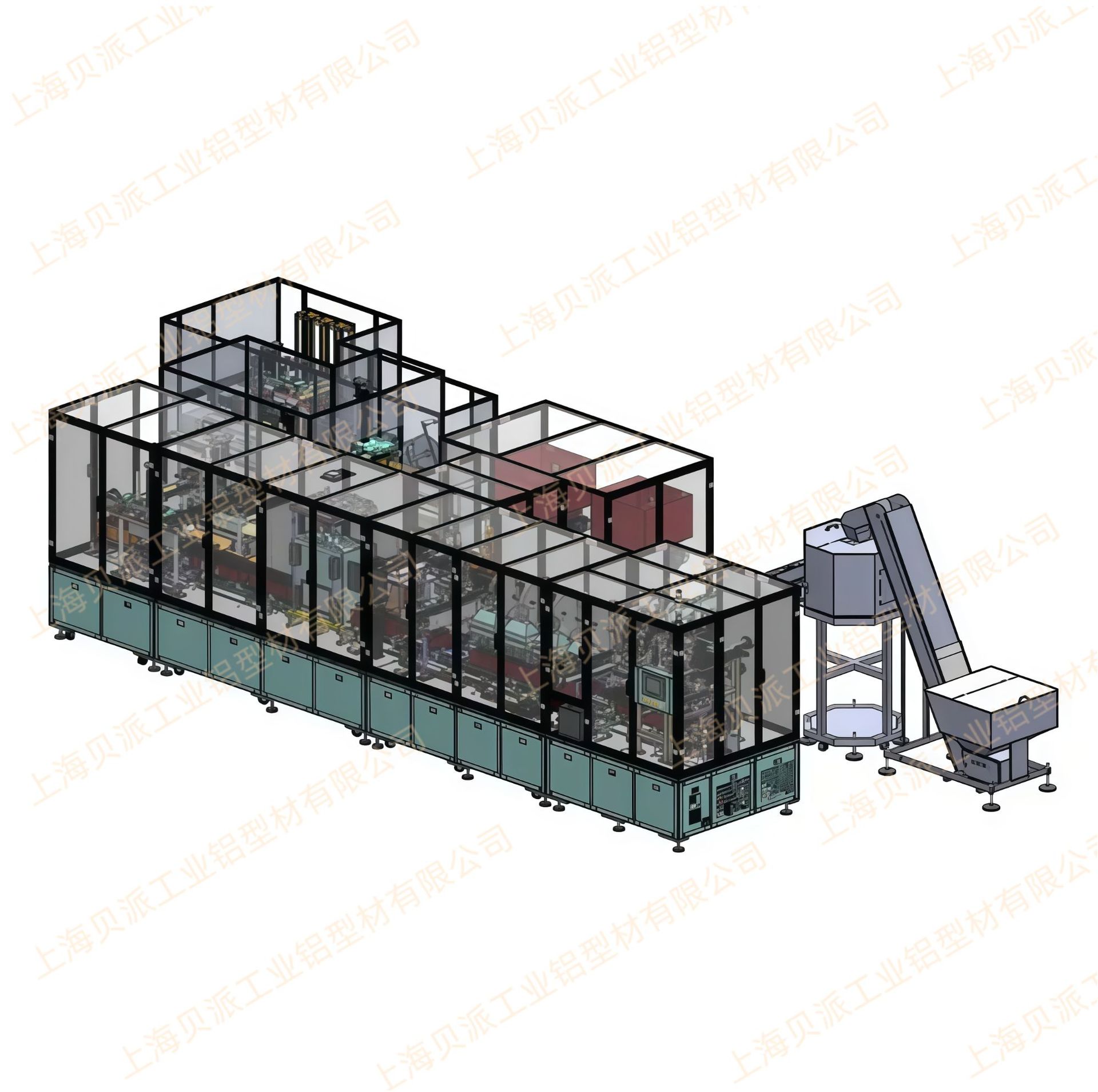 半导体晶圆制造洁净房设备自动化防护罩防静电手机显示屏组装框架