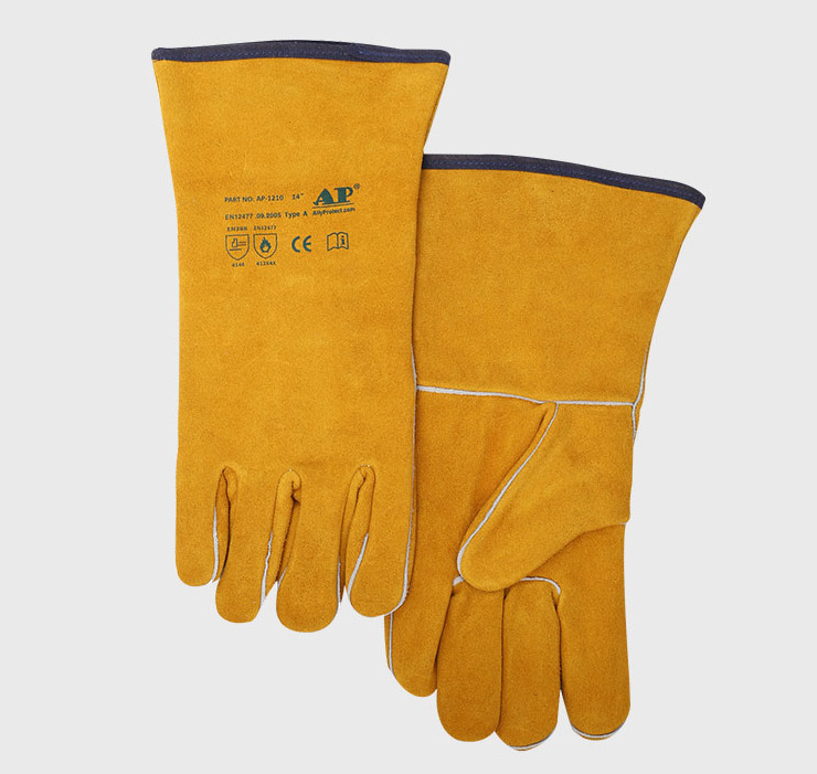 友盟 AP-1210金黄色烧焊手套