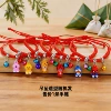 Single soft rubber pendant-double bell red rope [1 piece]