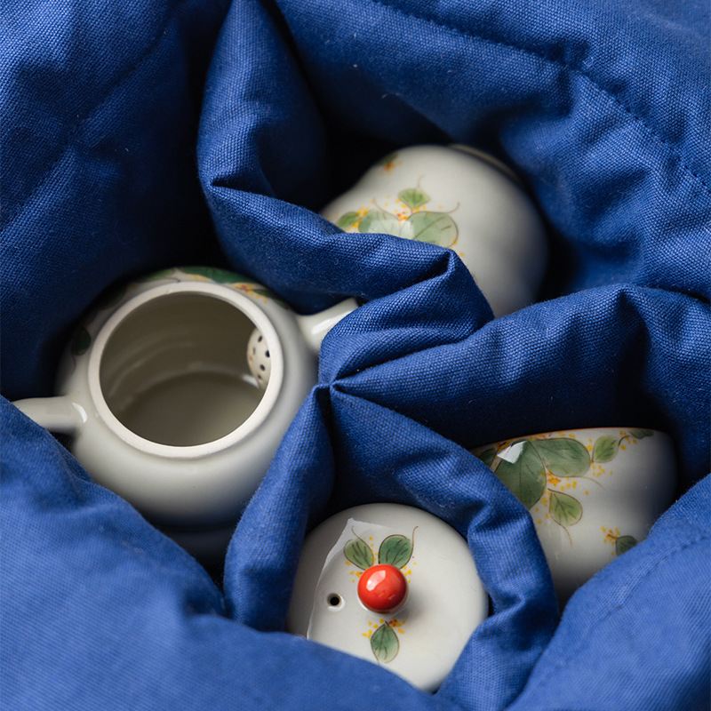 中式茶具收纳包旅行便携茶杯茶壶防震女士首饰化妆包手提包相机包|undefined