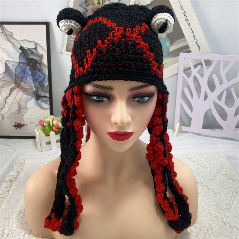 Amazon comercio exterior nueva fiesta transfronteriza para adultos Tricky Funky Octopus Head Sombrero de pulpo de ganchillo