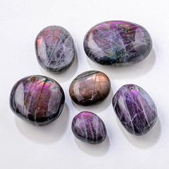 Natural Amethyst Labradorite Raw Stone for Handling Labradorite Mine Mark Crystal Stone Aroma Stone Diffuser Stone Decorative Ornament