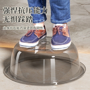 Large Thickened Transparent Plastic Washbasin for Home Use, Vegetable Washing Basin, Drop-Resistant Laundry Basin, Baby and Children's Foot Washing Basin Wholesale
