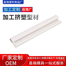 昌瑞塑料pvc挤出型材 装饰材料 木塑 发泡 异型材 多色共挤