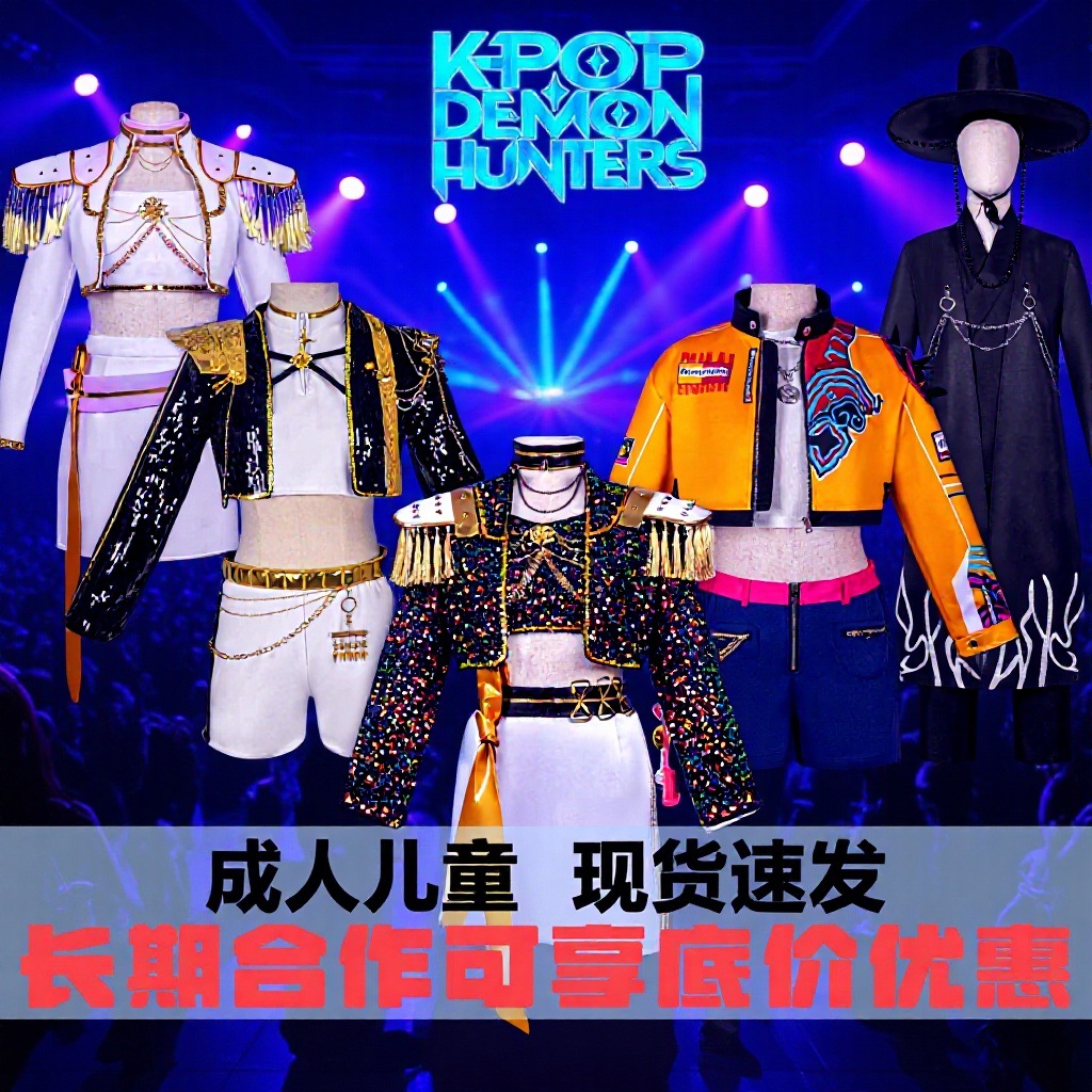 Kpop Hunter Witch Group Shaga Boy Group Cosplay Costume Rumi Zoy Mirah Cosplay Costume Performance Costume