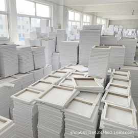 厂家现货批发帆布画布画框 白色油画框 手绘DIY绘画套装各种尺寸