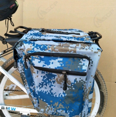 Bicicleta doble bolsa de carga grande bolsa de bicicleta de montaña bolsa de carga trasera bolsa de estante de bicicleta bolsa de carga doble equipo de ciclismo