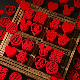 毛毡;喜字;圣诞装饰品