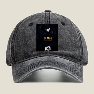 8 Mile Eminem Movie Hip Hop Fashion Washed Baseball Cap