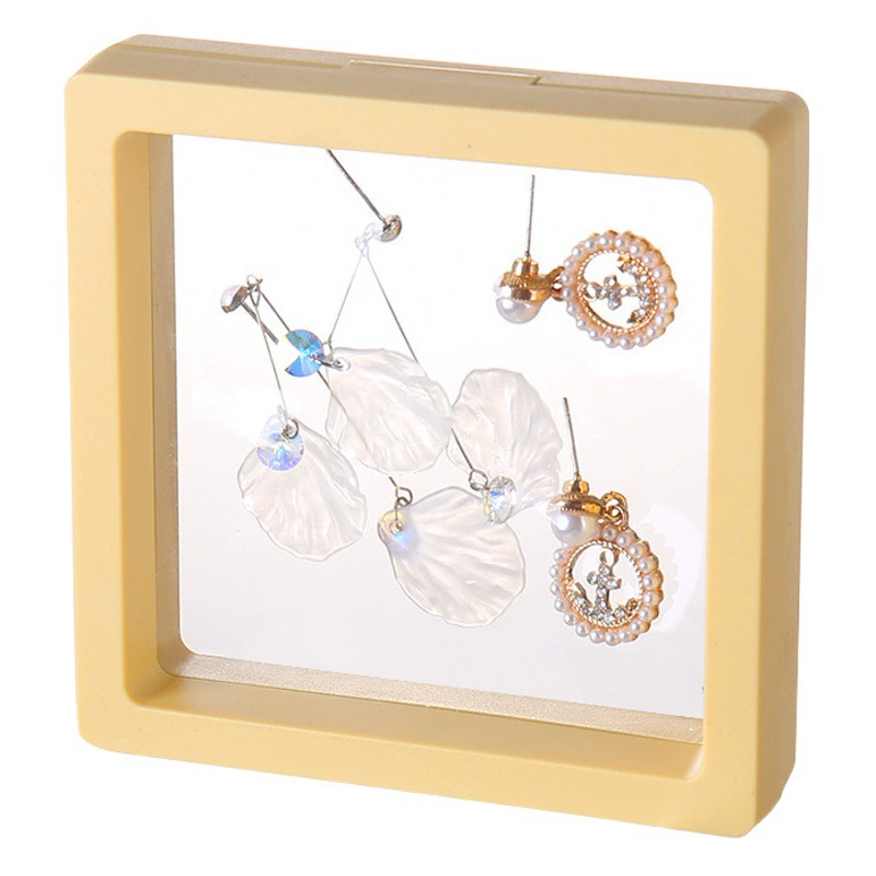 Подвесная шкатулка для драгоценностей из полиэтиленовой пленки, браслет, серьги, ящик для хранения аксессуаров для волос, прозрачная пылезащитная витрина, носимый артефакт для хранения ногтей