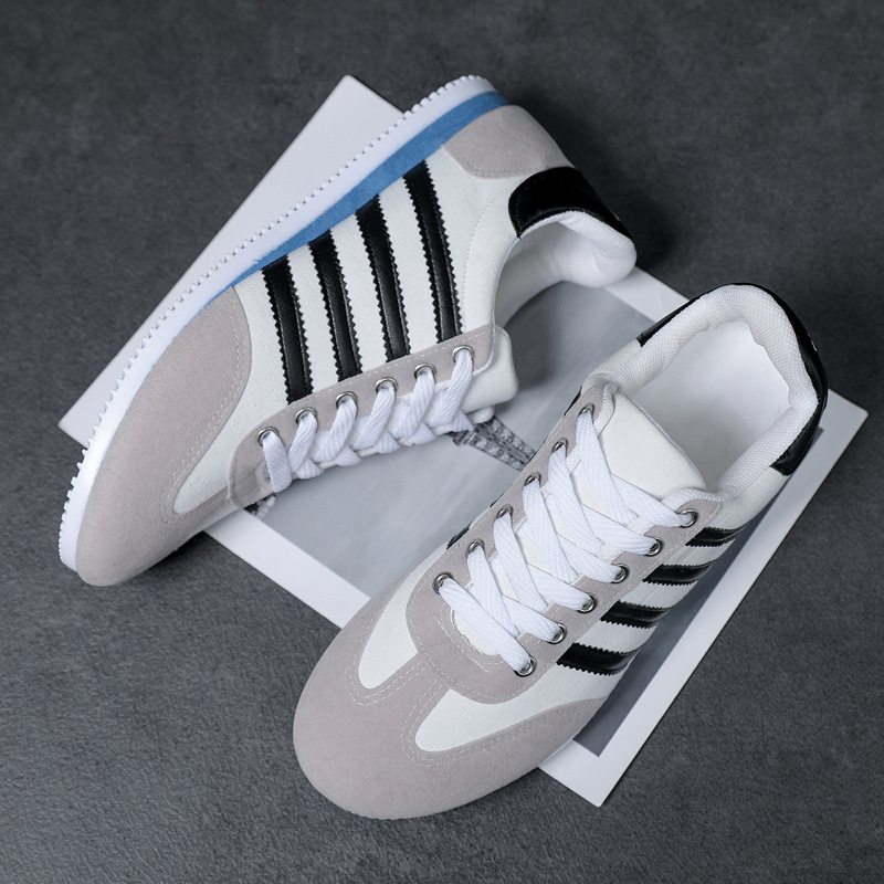 Zapatos de hombre 2024 primavera nuevos zapatos para correr zapatos casuales de encaje delantero zapatos de moda de los hombres coreanos