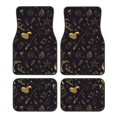 and Mud-Scraping Wire Loop Mats, Thickened | Avtomobil döşəmə paspasları - ws-car-floor-mats-zx02-6050-self-cut-1-piece-of-silk-circle-for-the-front-foot