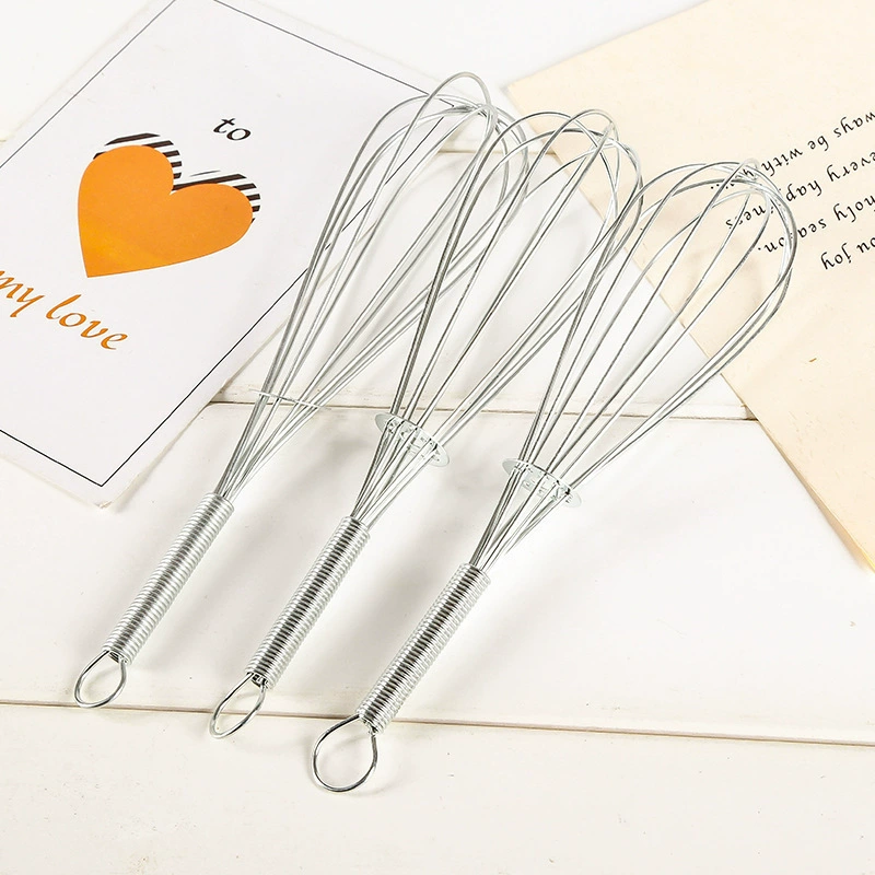 Многофункциональный миксер из нержавеющей стали и выкачки теста, яйца, кухонный ручной инструмент для выпечки, ручной пружинный венчик для яиц