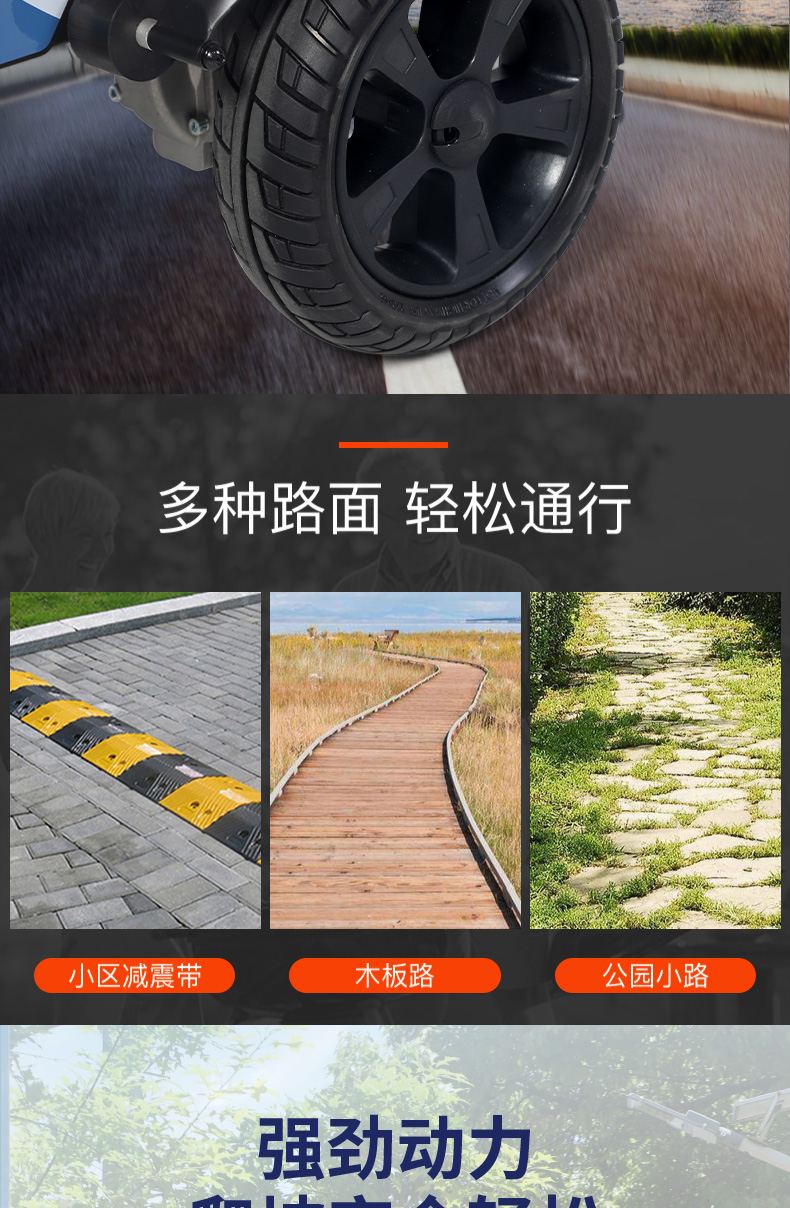 Jiankangshun Elderly Sedder Lightweight Folding Elderly Car Four-wheel Electric Vehicle Intelligent Moped Travel on the Plane