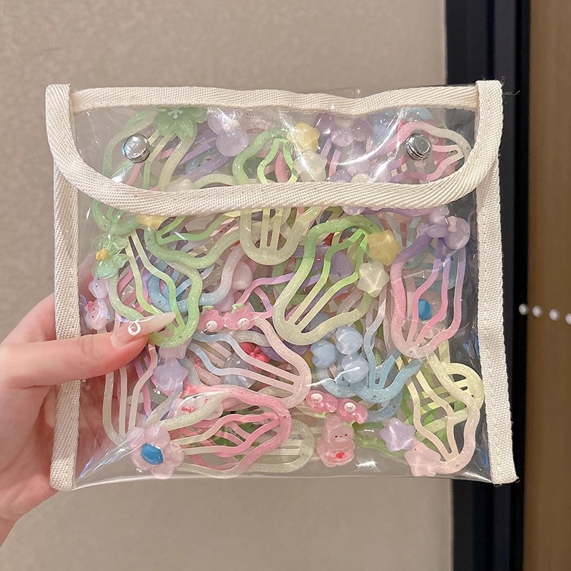 儿童云朵发夹小女孩可爱卡通刘海侧边夹高颜值公主发卡女童碎发夹